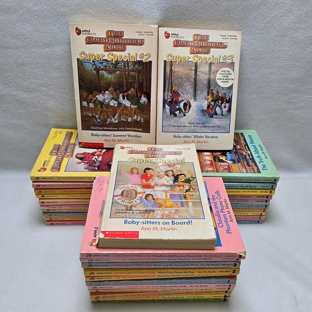 Baby-Sitters Club Books 1-32 Lot Missing 18 + Super Special 1-3 Ann M Martin